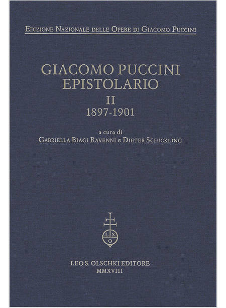 GIACOMO PUCCINI. EPISTOLARIO 2 1897-1901