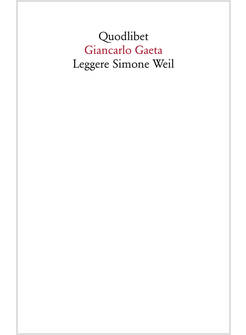 LEGGERE SIMONE WEIL