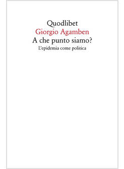 A CHE PUNTO SIAMO? L'EPIDEMIA COME POLITICA
