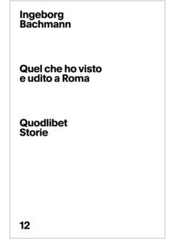 QUEL CHE HO VISTO E UDITO A ROMA