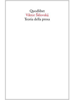 TEORIA DELLA PROSA