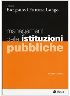 MANAGEMENT DELLE ISTITUZIONI PUBBLICHE