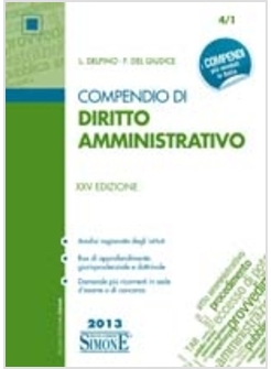 COMPENDIO DI DIRITTO AMMINISTRATIVO