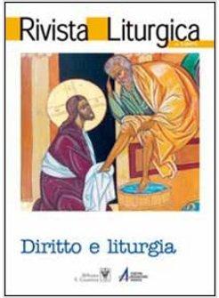 RIVISTA LITURGICA (2011). VOL. 5: DIRITTO E LITURGIA