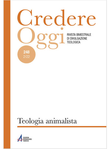 CREDEREOGGI 248 2/2022 TEOLOGIA E ANIMALI