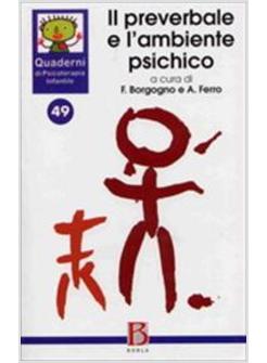 PREVERBALE E L'AMBIENTE PSICHICO (IL)