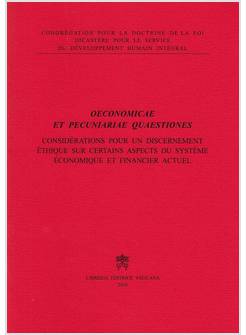 OECONOMICAE ET PECUNIARIAE QUAESTIONES - FRANCESE