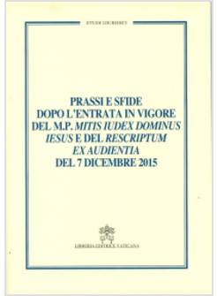 PRASSI E SFIDE DOPO L'ENTRATA IN VIGORE DEL M. P. MITIS IUDEX DOMINUS IESU