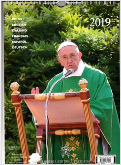 CALENDARIO PAPA FRANCESCO MULTILINGUE 2019