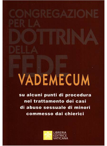 VADEMECUM SU ALCUNI PUNTI DI PROCEDURA NEL TRATTAMENTO DEI CASI DI ABUSO