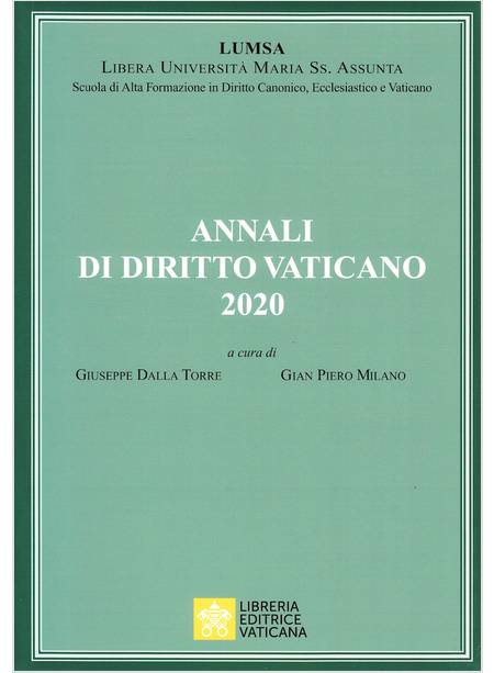 ANNALI DI DIRITTO VATICANO 2020