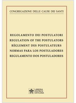 REGOLAMENTO DEI POSTULATORI