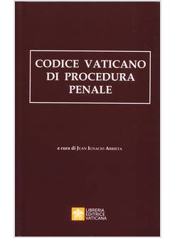 CODICE VATICANO DI PROCEDURA PENALE