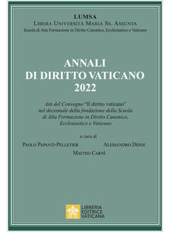 ANNALI DI DIRITTO VATICANO 2022