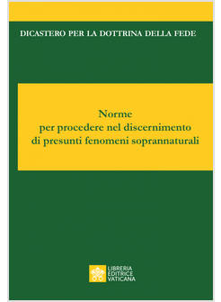 NUOVE NORME PER PROCEDERE NEL DISCERNIMENTO DI PRESUNTI FENOMENI PARANORMALI