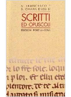 SCRITTI E OPUSCOLI