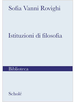 ISTITUZIONI DI FILOSOFIA