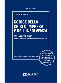CODICE DELLA CRISI D'IMPRESA