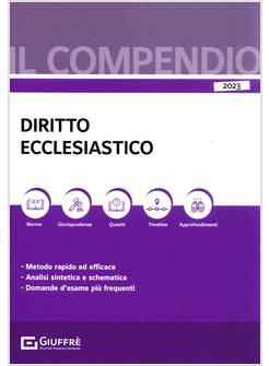 COMPENDIO DI DIRITTO ECCLESIASTICO