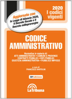 CODICE AMMINISTRATIVO 30 EDIZIONE 2020
