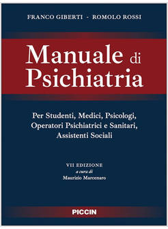 MANUALE DI PSICHIATRIA