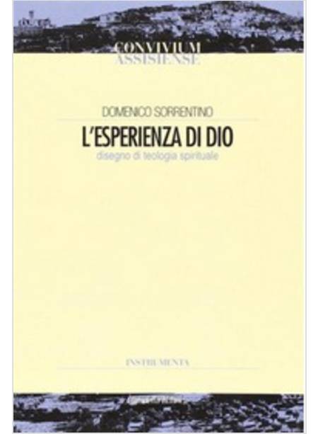 ESPERIENZA DI DIO   DISEGNO DI TEOLOGIA SPIRITUALE