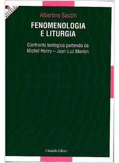 FENOMENOLOGIA E LITURGIA