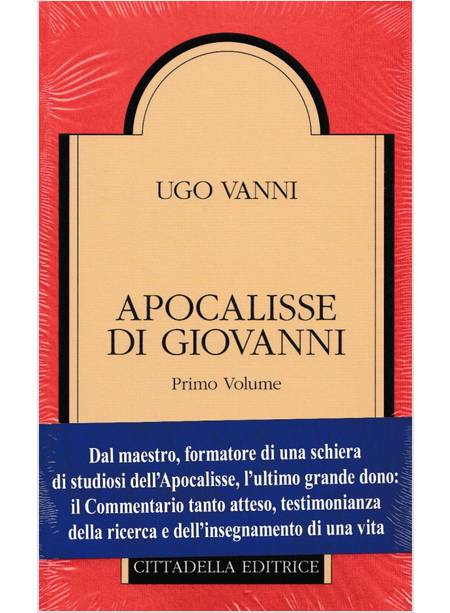 APOCALISSE DI GIOVANNI VOL. 1 E VOL 2   2 VOLUMI INSEPARABILI