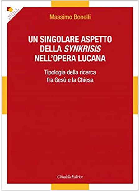 UN SINGOLARE ASPETTO DELLA SYNKRISIS NELL'OPERA LUCANA