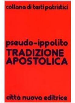 TRADIZIONE APOSTOLICA