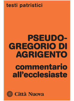 COMMENTARIO ALL'ECCLESIASTE