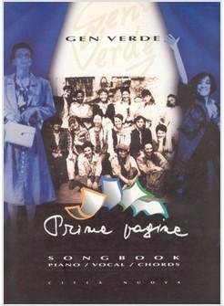 PRIME PAGINE SONGBOOK PIANO/VOCAL/CHORDS
