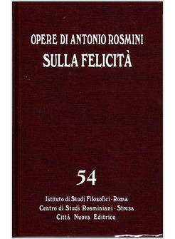 OPERE N. 54 SULLA FELICITA' 