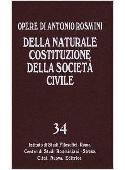 DELLA NATURALE COSTITUZIONE DELLA SOCIETA' CIVILE
