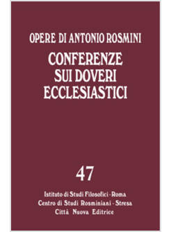 CONFERENZE SUI DOVERI ECCLESIASTICI 47