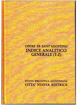 INDICE ANALITICO GENERALE VOL. 5: T-Z.