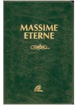 MASSIME ETERNE