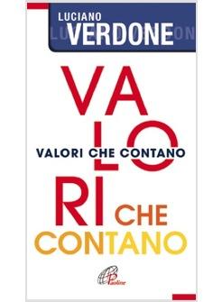 VALORI CHE CONTANO