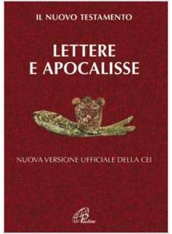 LETTERE E APOCALISSE NUOVA VERSIONE UFFICIALE DELLA CEI