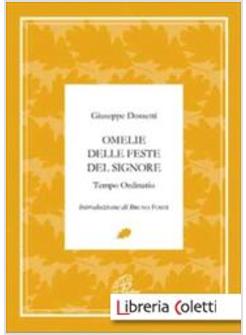 OMELIE DELLE FESTE DEL SIGNORE TEMPO ORDINARIO
