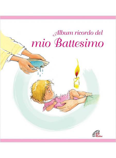 ALBUM RICORDO DEL MIO BATTESIMO ROSA