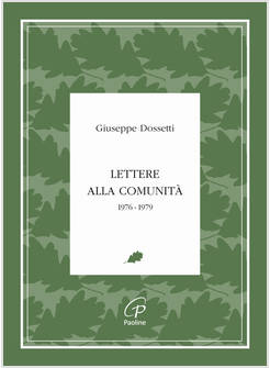 LETTERE ALLA COMUNITA' 1976-1979