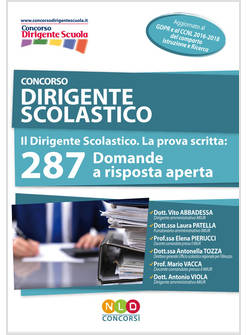 CONCORSO DIRIGENTE SCOLASTICO. DOMANDE E CASI. PROVA SCRITTA