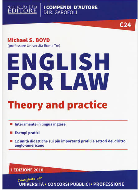 ENGLISH FOR LAW. THEORY AND PRACTICE