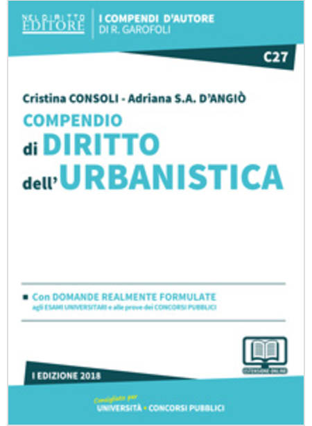 COMPENDIO DI DIRITTO DELL'URBANISTICA