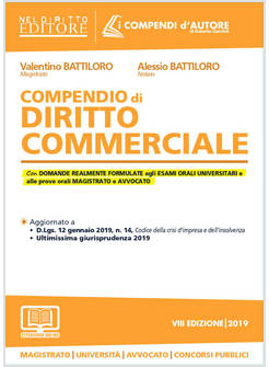 COMPENDIO DI DIRITTO COMMERCIALE