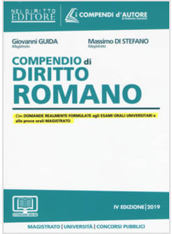 COMPENDIO DI DIRITTO ROMANO. CON ESPANSIONE ONLINE