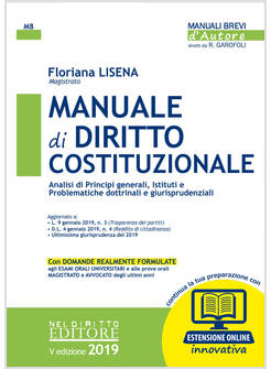 MANUALE DI DIRITTO COSTITUZIONALE