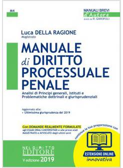 MANUALE DI DIRITTO PROCESSUALE PENALE. CON ESPANSIONE ONLINE