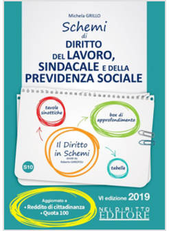 SCHEMI DI DIRITTO DEL LAVORO, SINDACALE E DELLA PREVIDENZA SOCIALE